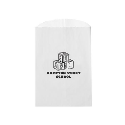 Custom Printed Unlined Paper Gourmet Cookie, Candy, & Nut Bag (4 3/4"x6 3/4") - Flexo Ink - 18CB46-FI